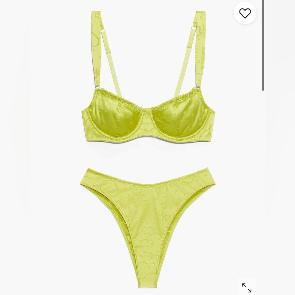 Savage x Fenty heavenly satin 2 piece set NWT